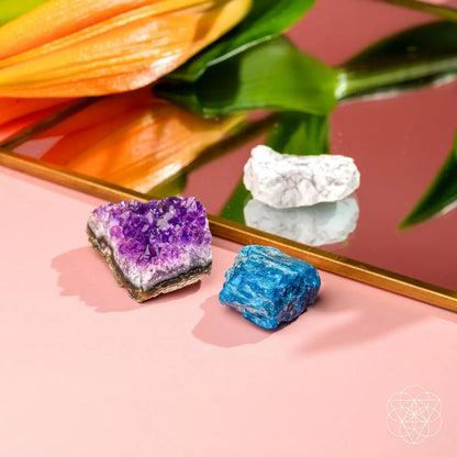 The Anti-Anxiety Trio - Amethyst, Apatite, Howlite Conscious Items
