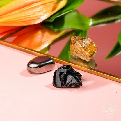 The Triple Protection Trio - Obsidian, Tiger's Eye, Hematite Conscious Items