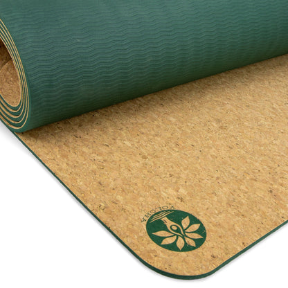 Tiger Lotus Nomad Cork Yoga Mat - Ethereal Essentials