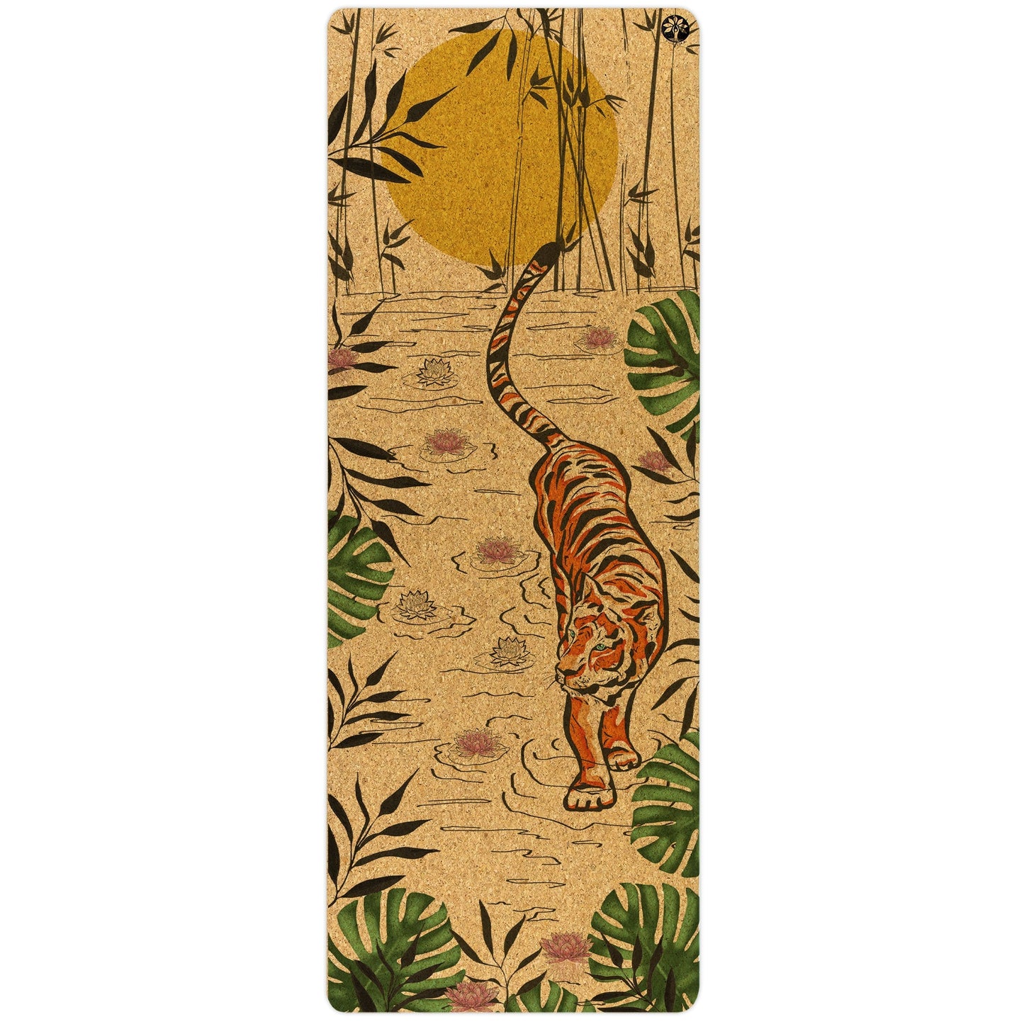 Tiger Lotus Original Cork Yoga Mat - Ethereal Essentials