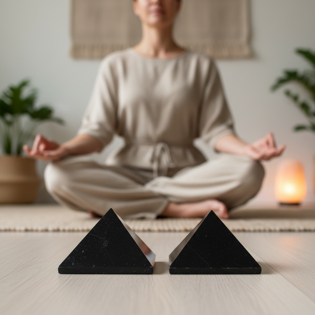 Black Tourmaline Pyramid Protection Power Feng Shui
