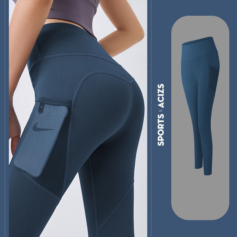 🧘‍♀️ Women's High-Waisted Yoga Leggings with Pockets - Ethereal Essentials
