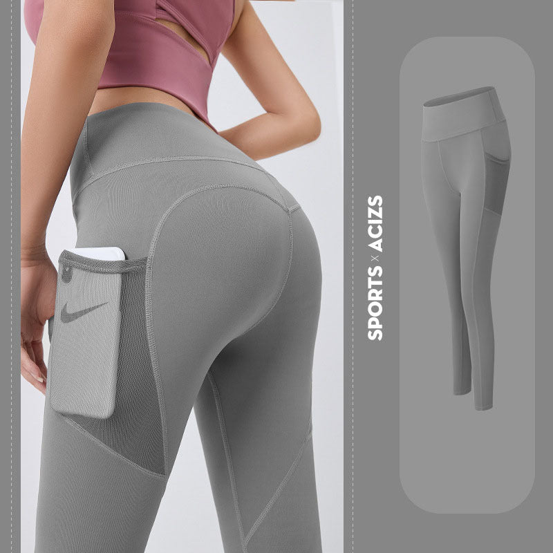 🧘‍♀️ Women's High-Waisted Yoga Leggings with Pockets - Ethereal Essentials