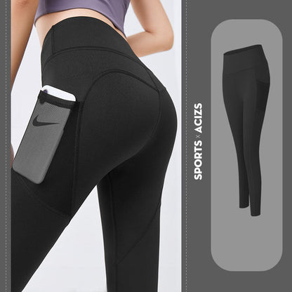 🧘‍♀️ Women's High-Waisted Yoga Leggings with Pockets - Ethereal Essentials