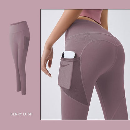 🧘‍♀️ Women's High-Waisted Yoga Leggings with Pockets - Ethereal Essentials