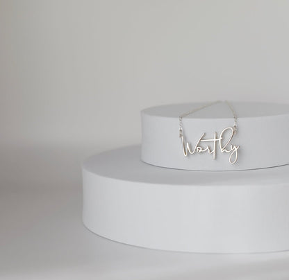 Worthy in Sterling Silver - Ethereal Essentials