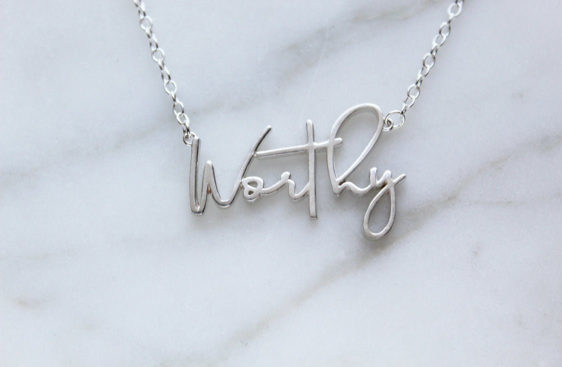 Worthy in Sterling Silver - Ethereal Essentials