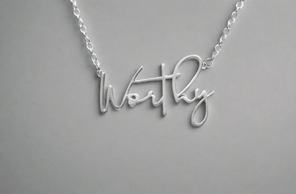 Worthy in Sterling Silver - Ethereal Essentials