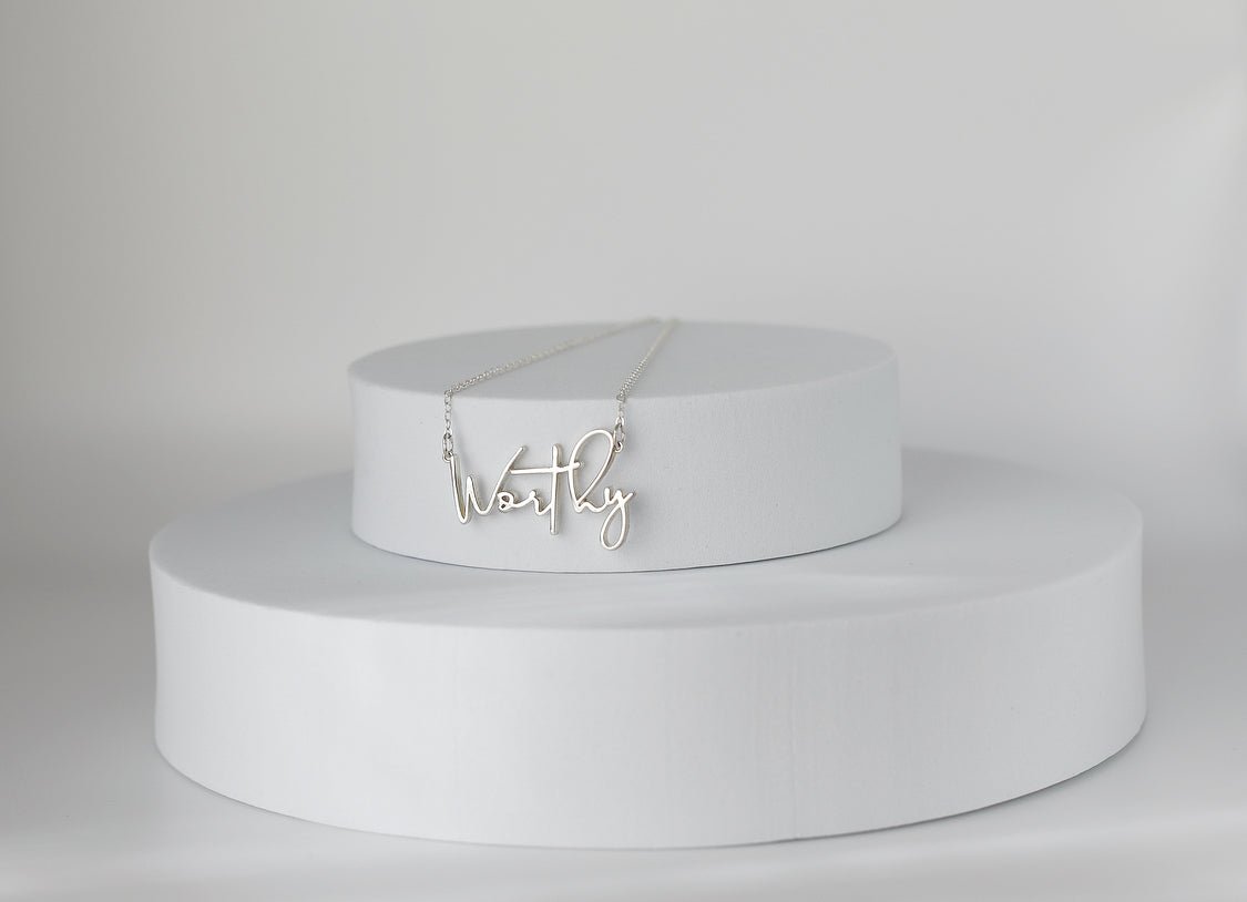 Worthy in Sterling Silver - Ethereal Essentials