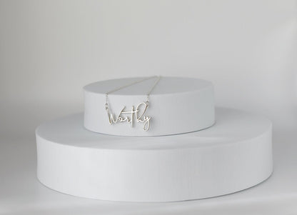 Worthy in Sterling Silver - Ethereal Essentials