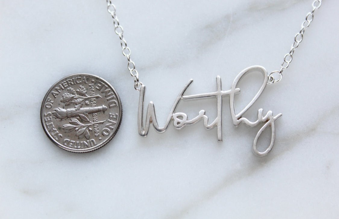 Worthy in Sterling Silver - Ethereal Essentials