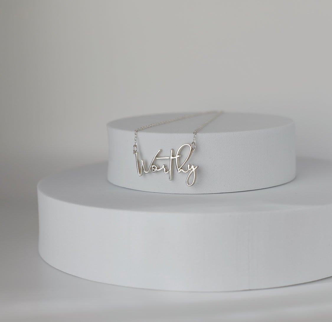 Worthy in Sterling Silver - Ethereal Essentials